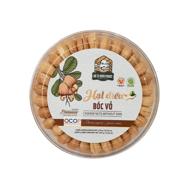 Hạt điều bóc vỏ Bà Tư 395g