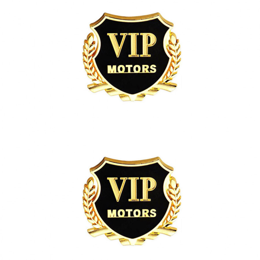 Combo 02 Decal logo VIP  dán xe hơi/ ô tô