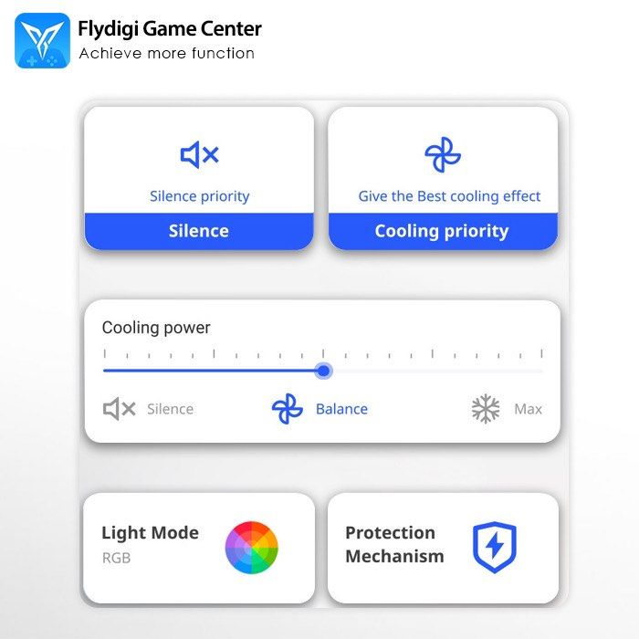 Quạt Tản Nhiệt Điện Thoại Từ Tính Flydigi B6X 【Giảm Nhiệt Tới 32℃ ◆ Độ Ồn Dưới 37dB ◆ Tự Điều Khiển Thông Minh ◆ LED RGB Rực】 - Hàng Nhập Khẩu