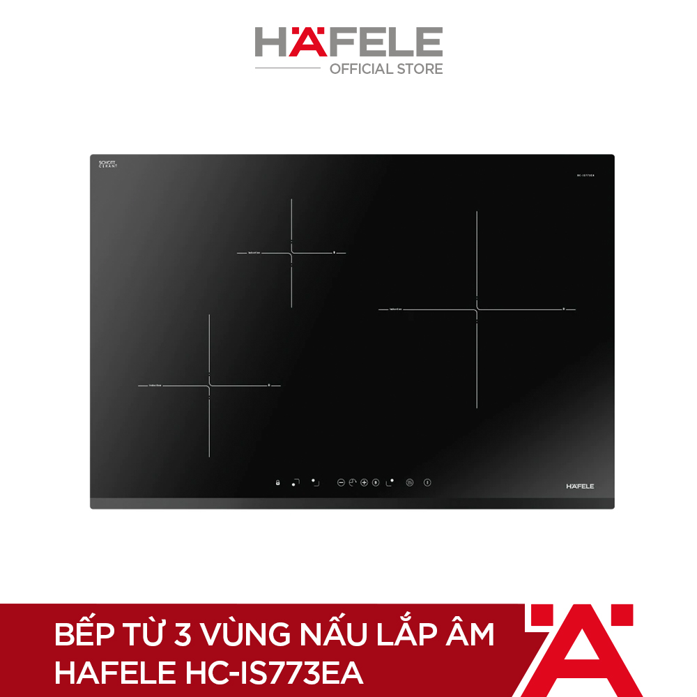 Bếp từ 3 vùng nấu lắp âm Hafele HC-IS773EA (535.02.242) (Hàng chính hãng)