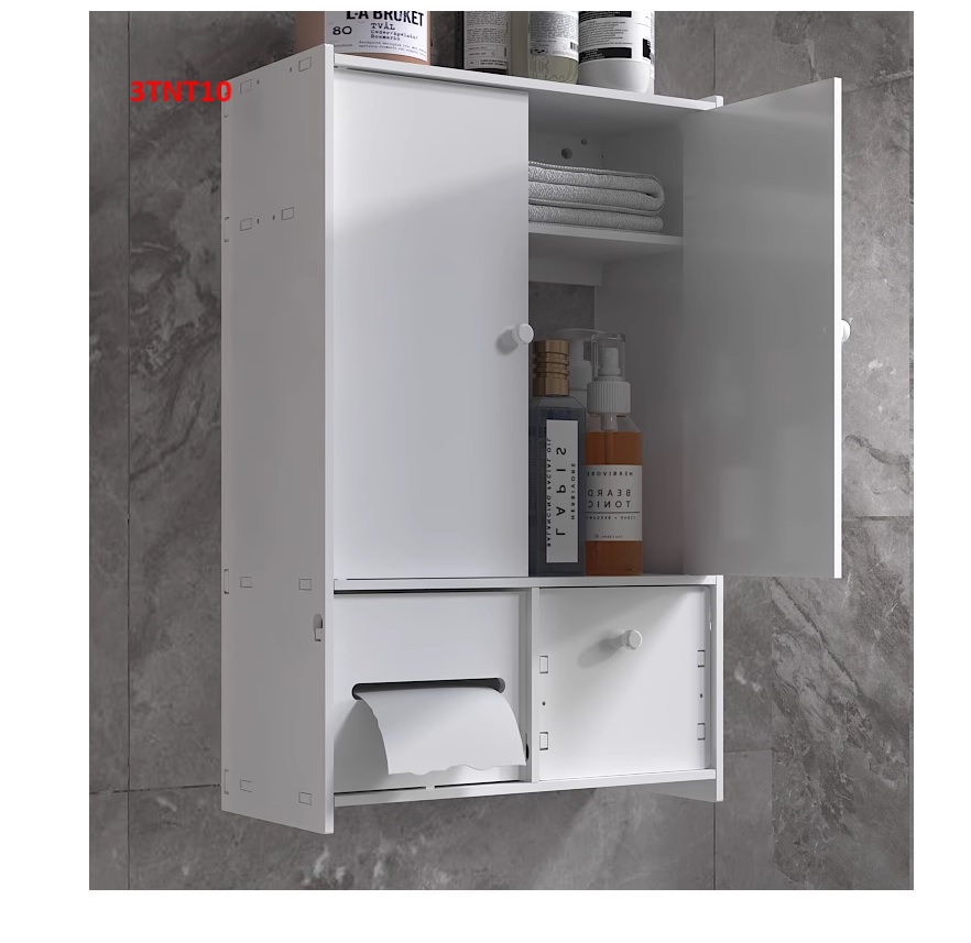 Tủ nhà tắm, tủ nhà vệ sinh, tủ nhà tắm chống thấm nước 3TNT10 - Nội thất lắp rắp Viễn Đông Adv