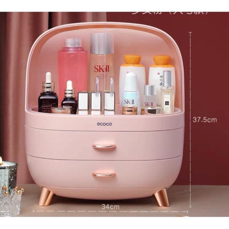 ☊ TỦ ĐỰNG MỸ PHẨM, ĐỒ ECOCO 3 NGĂN CAO CẤP MẪU MỚI 2021