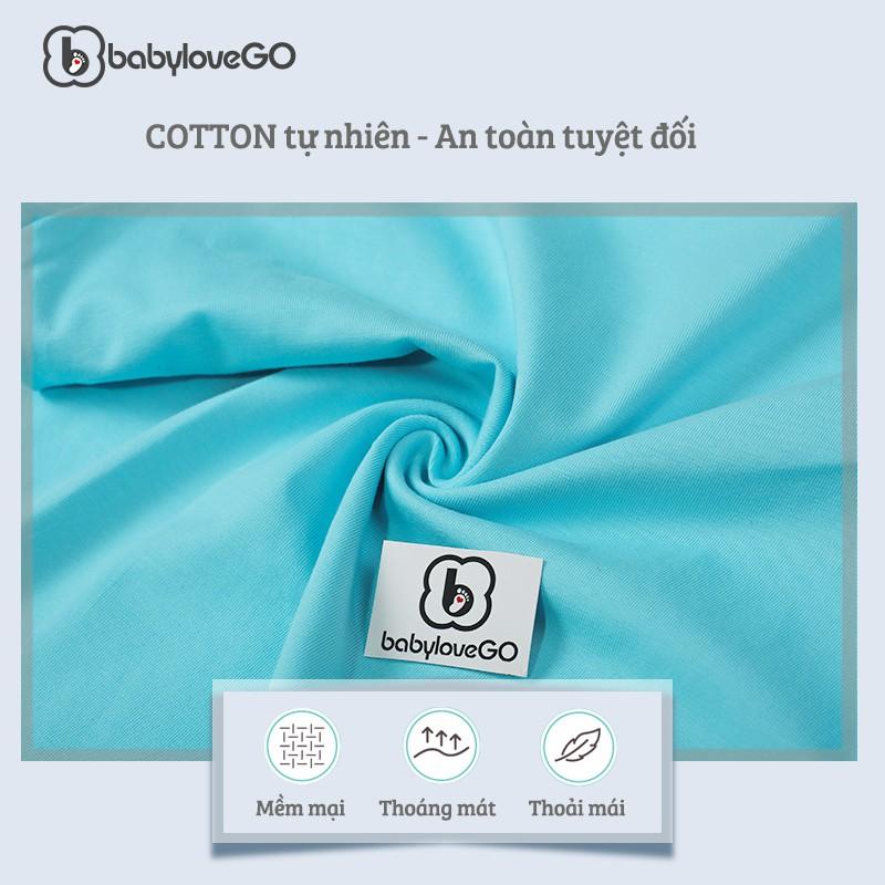 Đồ Bộ Bé Trai Áo Thun Quần Đùi BabyloveGo Chất Liệu Cotton Sợi Thoáng Mát Co Giãn Cho Trẻ Từ 8-38kg