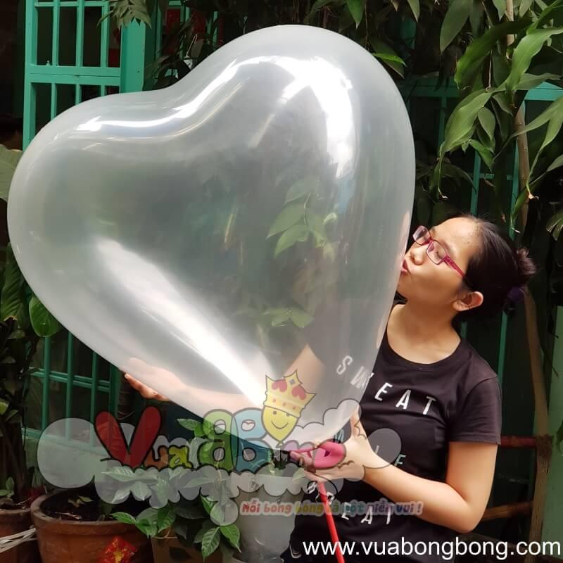 Bóng trái tim siêu khổng lồ 90cm