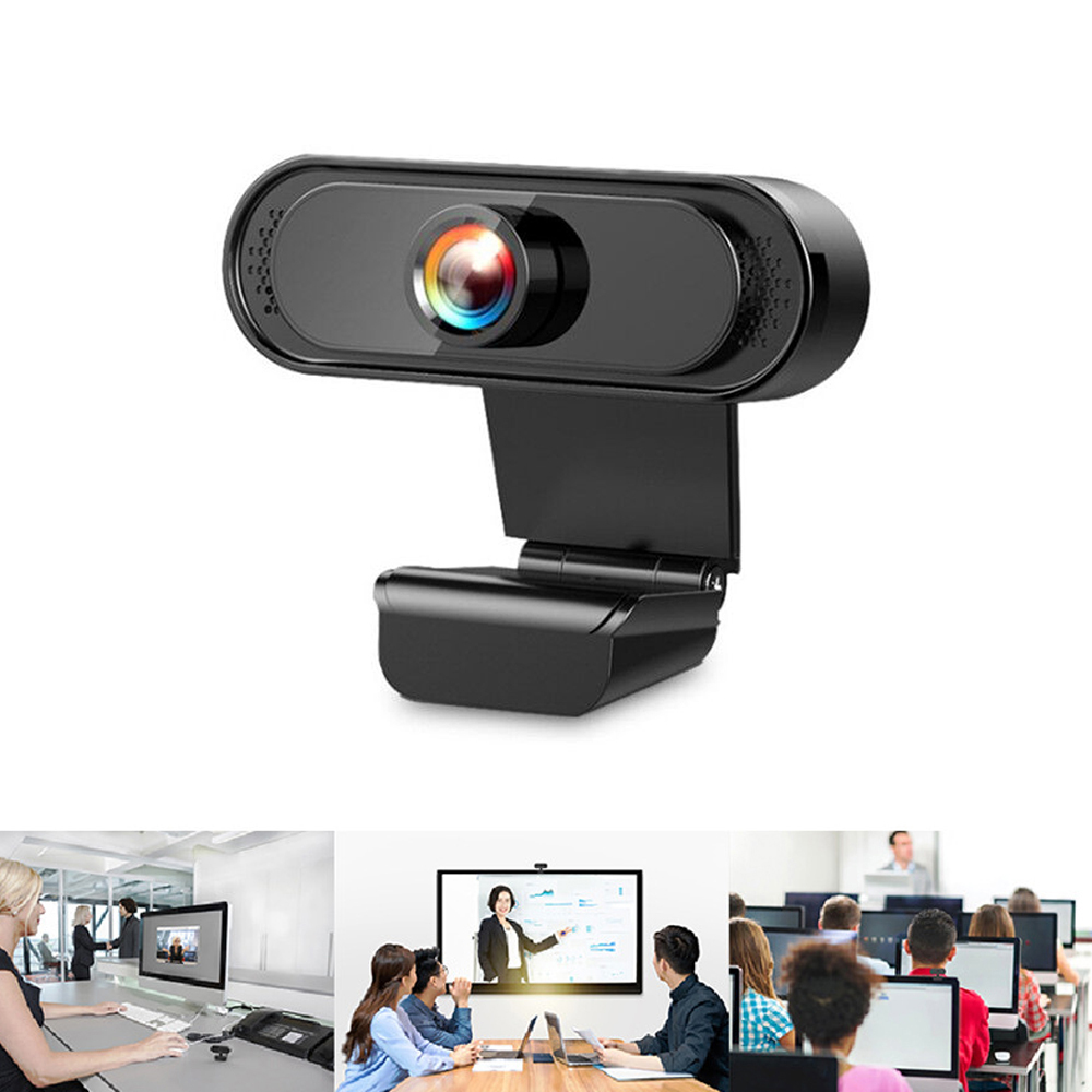 Webcam 2M Pixel USB2.0 1080P FHD với micrô cho máy tính xách tay
