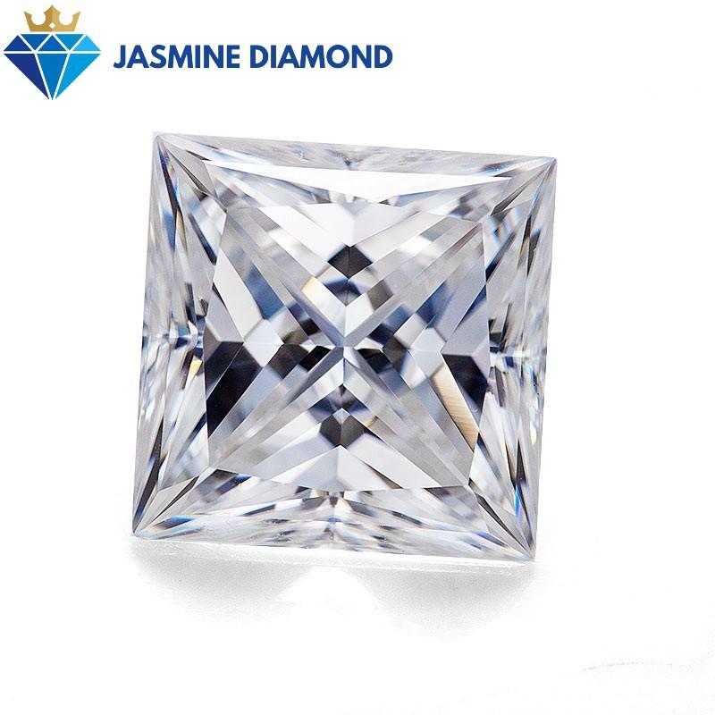 Kim cương nhân tạo Mỹ Moissanite giác cắt Princess