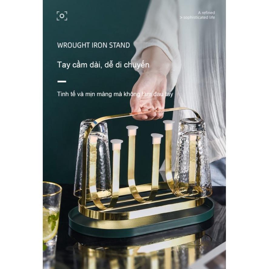 Giá đựng ly cốc nước Golden Green