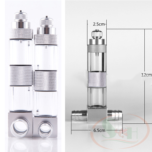 Trộn co2 chữ T Mufan phi 12, 16 mm gắn ngoài không giảm dòng hòa tan co2 bể thủy sinh
