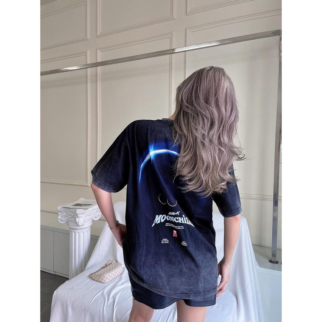 Áo thun NEEDS OF WISDOM Moonchild Washed Tee. - Unisex