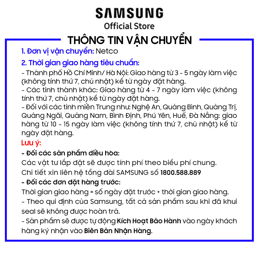 Smart Tivi Samsung Crystal UHD DU7700 4K Tizen OS - Hàng chính hãng