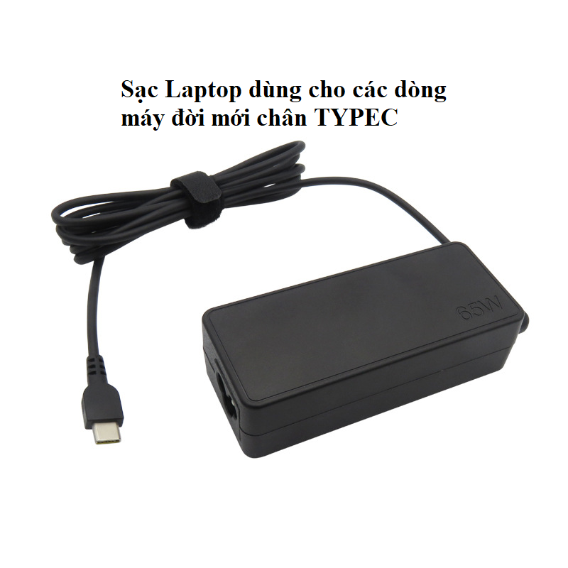 Sạc Laptop dành cho tất cả các thương hiệu máy tính có chân sạc TYPEC (USB- C) Lenovo, HP, Dell, Macbook, YOGA  20V-3.25A (USB C)- Chân TYPEC