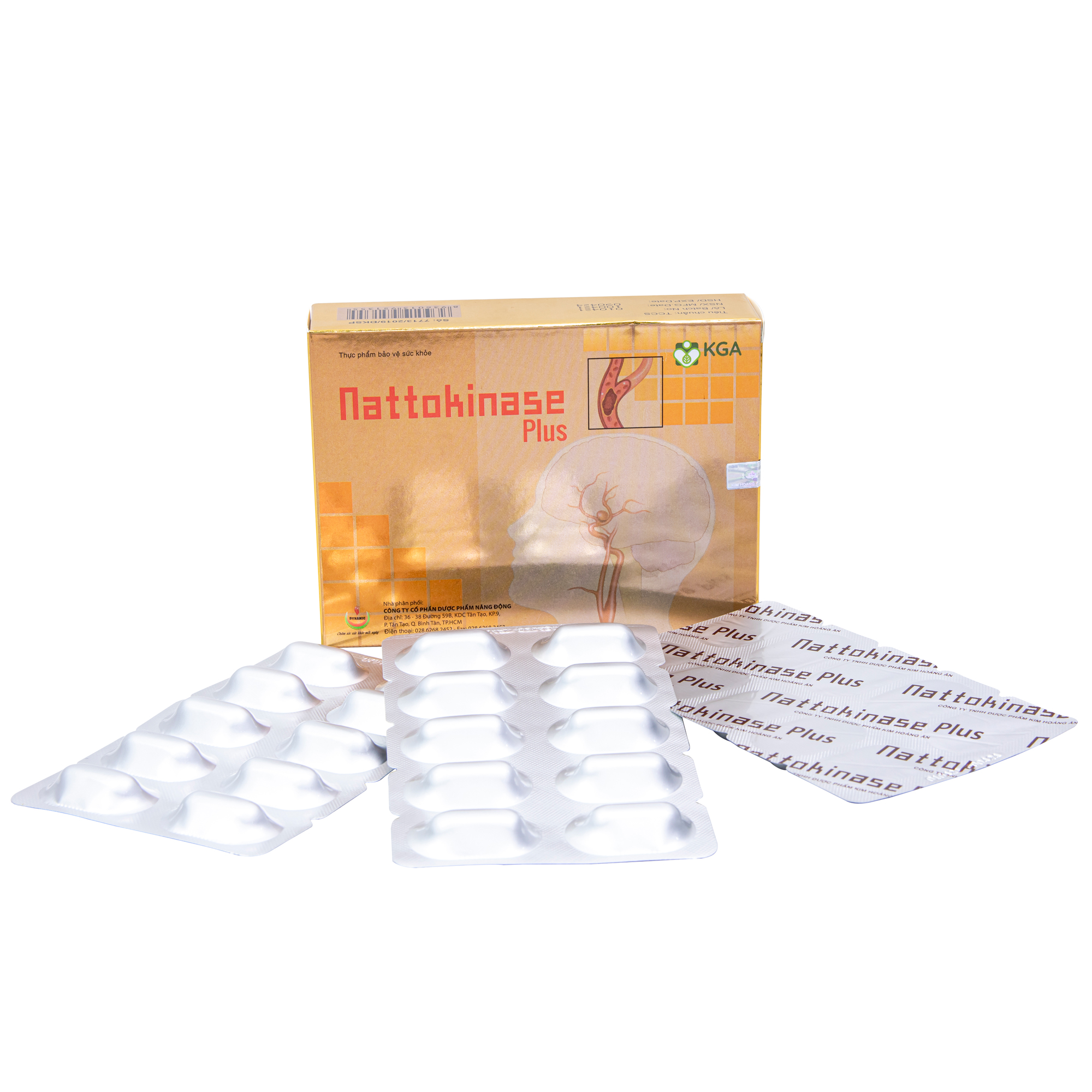 NATTOKINASE PLUS - NĂNG ĐỘNG - GIẢM NGUY CƠ HÌNH THÀNH VÀ TAN CỤC MÁU ĐÔNG