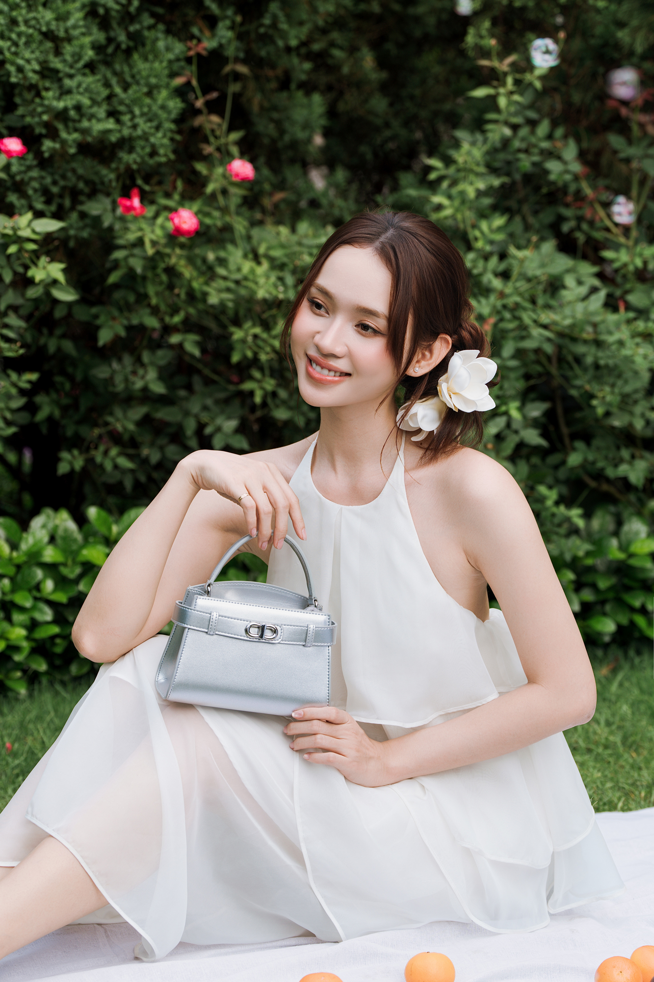 Túi Yuumy ( Thời trang nữ size 19 phối khóa xoay - Túi đeo chéo da Verein YN232 )