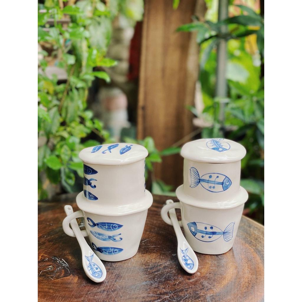 Set Phin Pha Coffee/Cà Phê Gốm Sứ - Gốm Sứ Huấn Hải