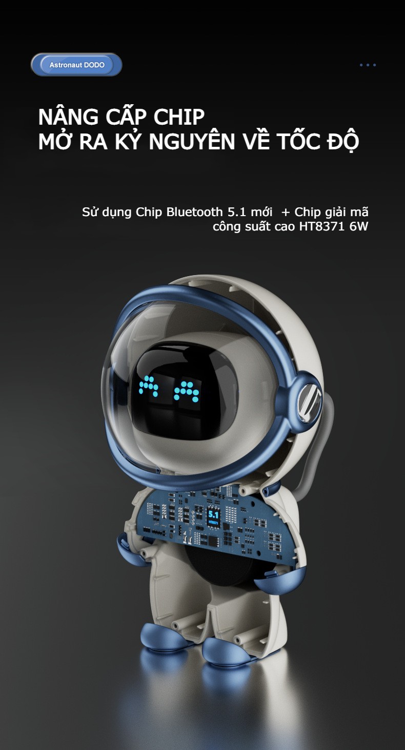 Loa Bluetooth Astronaut AI DODO - cao cấp