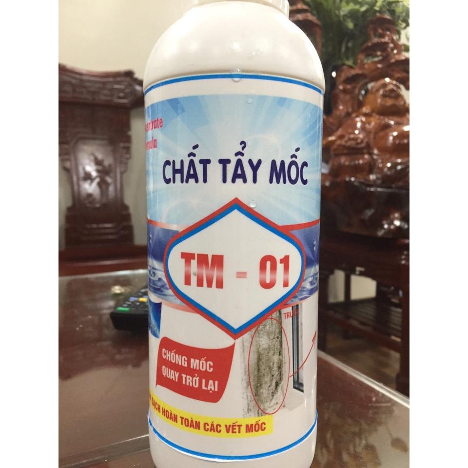 CHẤT TẨY MỐC TM-01: tẩy mốc trên mọi vật liệu như tường, gỗ, vải, cao su hiệu quả