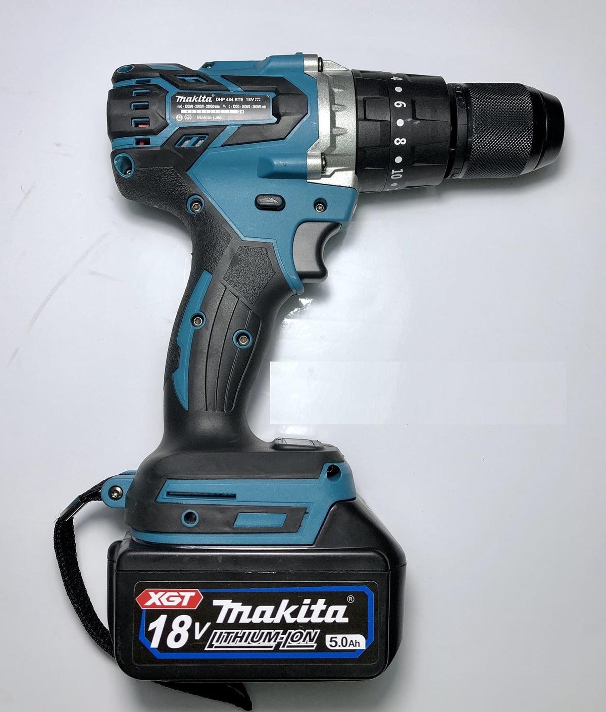 MÁY KHOAN VẶN VÍT DÙNG PIN 18V/5.0AH MAKITA DHP484RTE- HÀNG CHÍNH HÃNG
