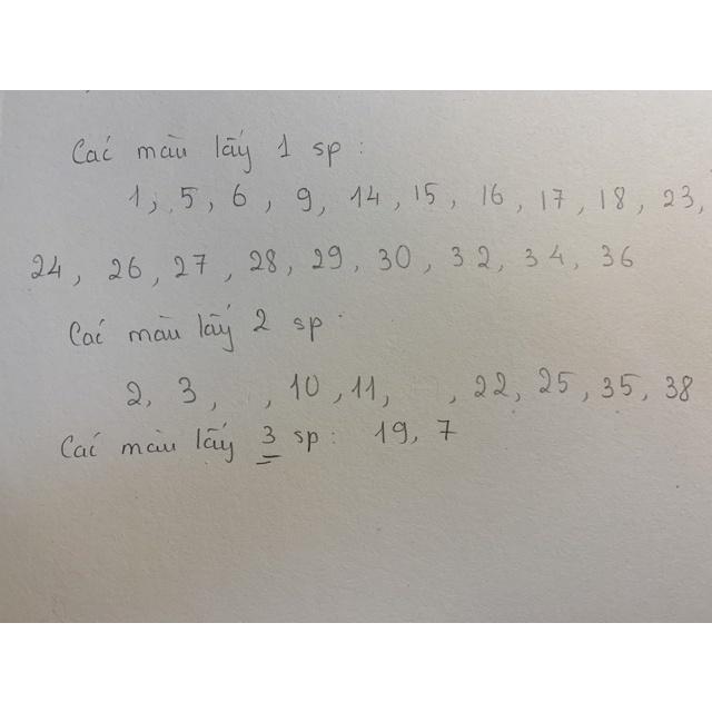 Combo 41 màu dây cói 1mm