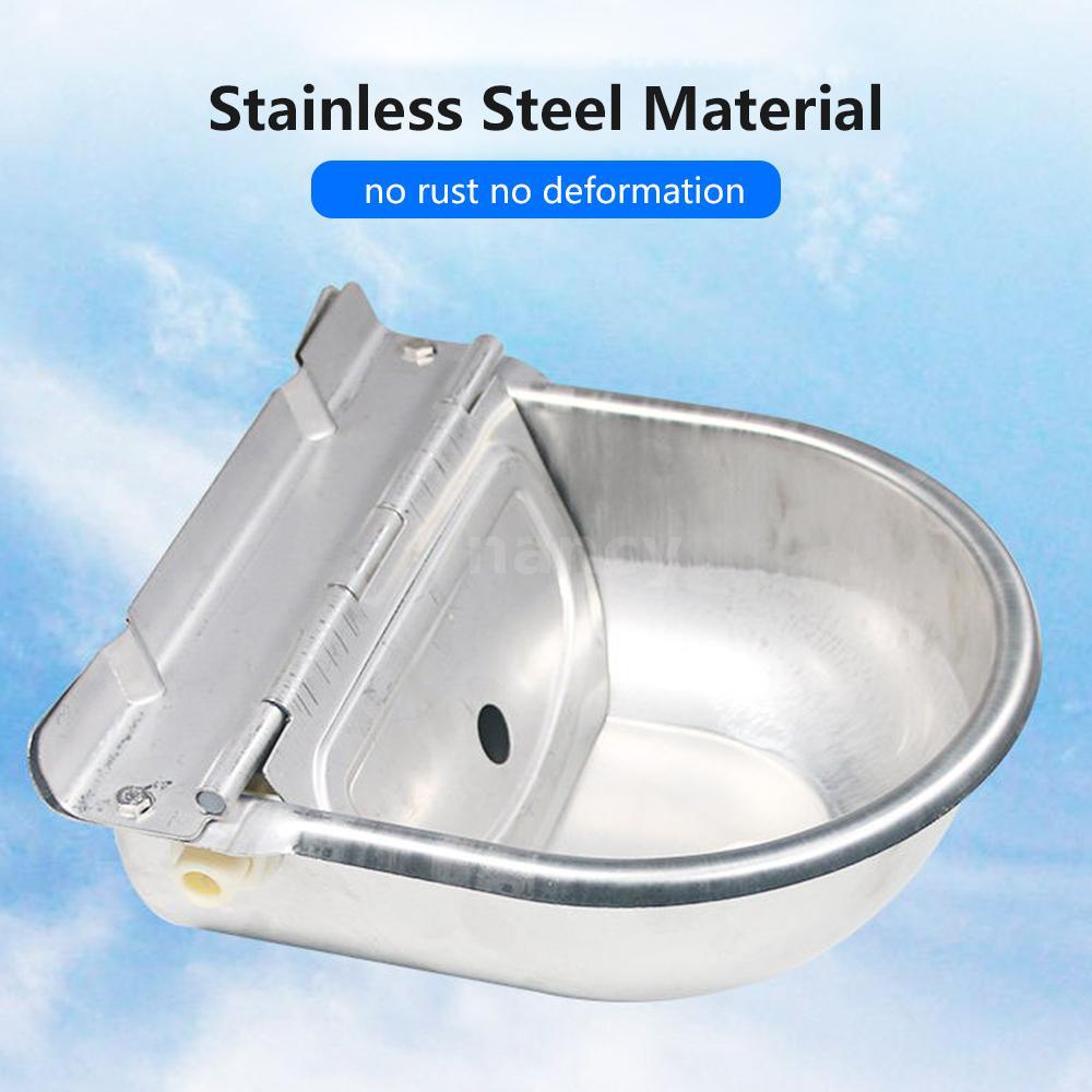 Bát Uống Nước Tự Động Bằng Thép Không Gỉ Cho Thú Cưng