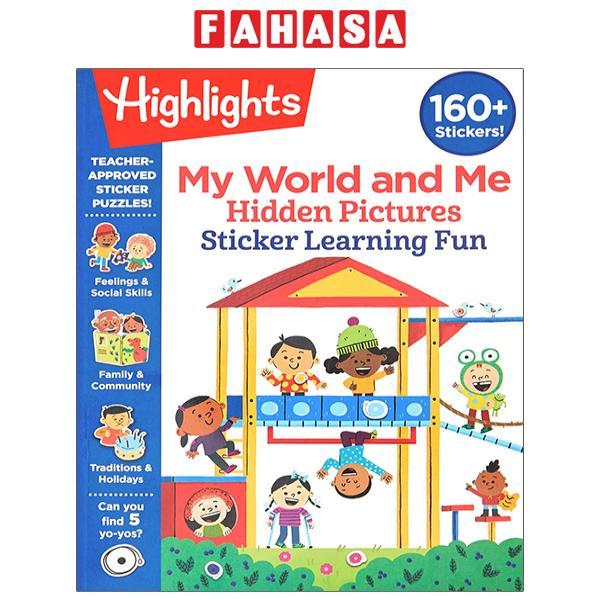 My World And Me Hidden Pictures Sticker Learning Fun (160+ Stickers)