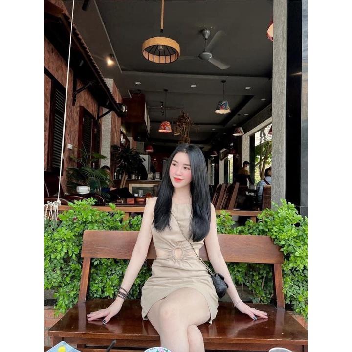 VÁY KHOÉT EO CUT OUT 3 MÀU