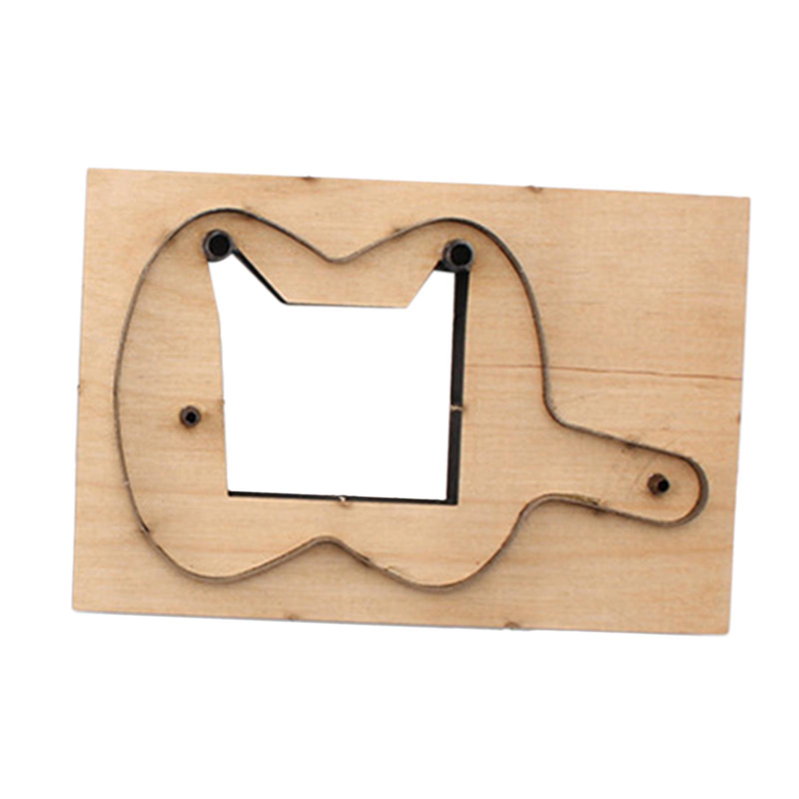 Leather Keys Bag Template Wooden DIY Handmade Punch Tool Key Purse Templates