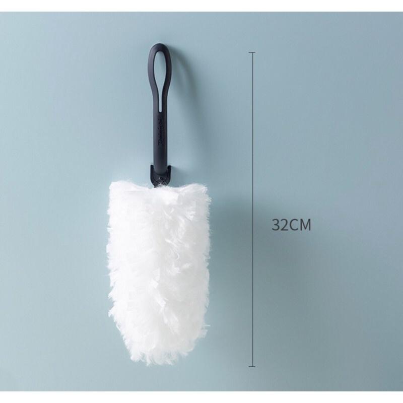 Chổi quét bụi ô tô hoặc bàn làm việc cán thể gấp gọn tiết kiệm diện tích