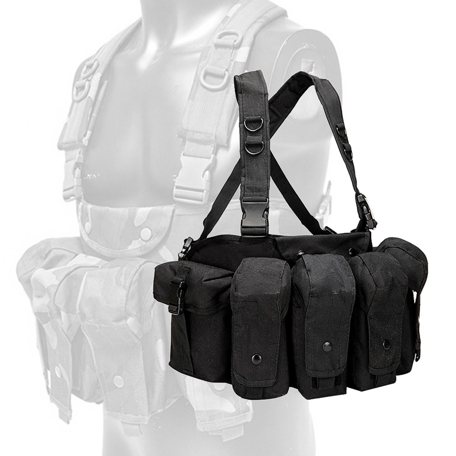 MOLLE Harness Chest Rig Adjustable  Modular Vest