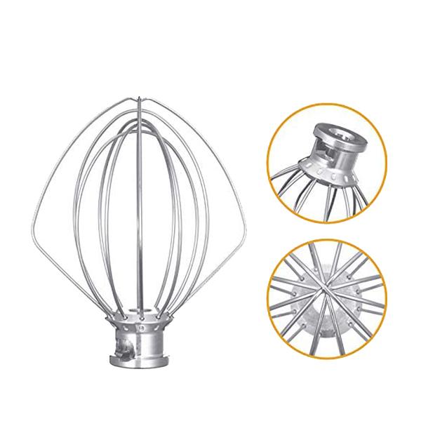 2 Gói Dây Thép Không Gỉ Roi Phối Đính Kèm Cho Kitchenaid K45WW Bột Bánh Bóng Đánh Kem Trứng Khuấy