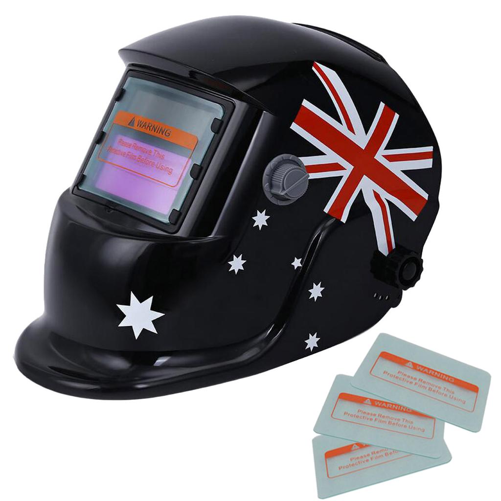 Solar Powered Auto-darkening Filter Welding Mask Helmet