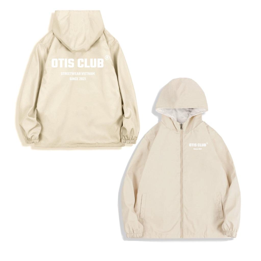 Áo khoác dù 2 lớp dây kéo zip Local Brand OTIS CLUB - ZIP BASIC JACKET