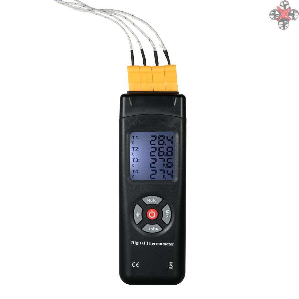 CHANNEL Nhiệt Kế Điện Tử 4 Kênh Loại K-Type - 50~1350 ° C / - 58~2462 ° F