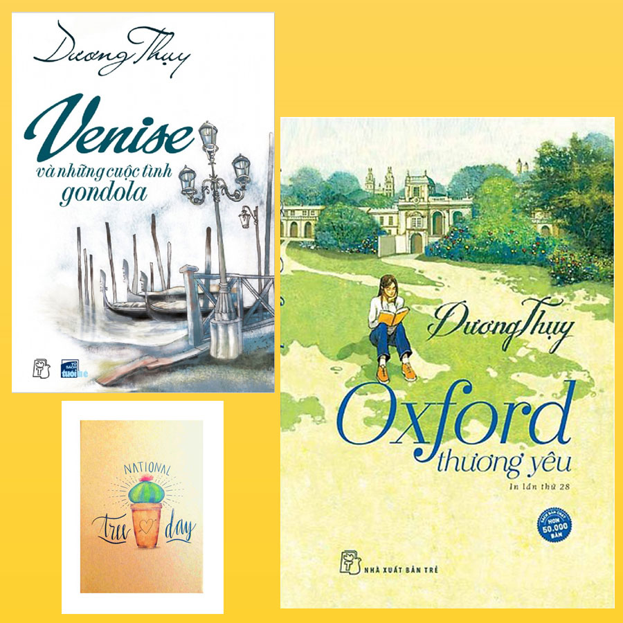 Combo Oxford Thương Yêu Và Venise Và Những Cuộc Tình Gondola Tặng Kèm Sổ Tay Xương Rồng