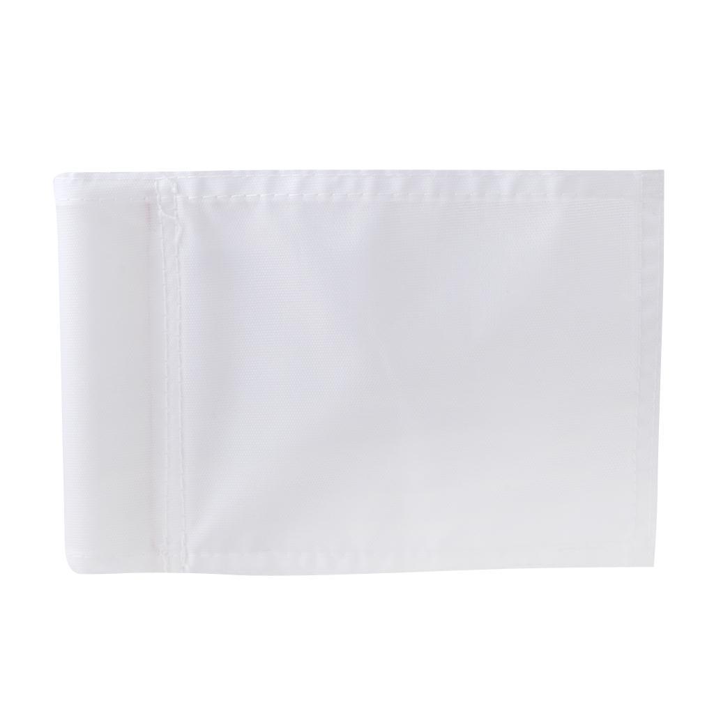 3Pcs Practice Golf Hole Pole Cup Flag,Outdoor Garden Golf Sports Training Aid,Backyard  Replacement White