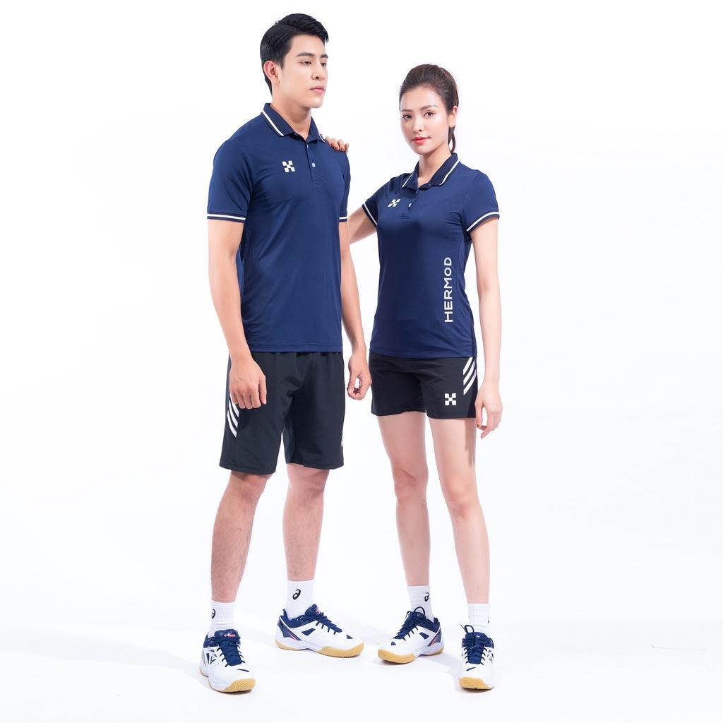 Bộ Đồ Thể Thao Nam HERMOD Tennis, Cầu Lông, Bóng Chuyền, Vải Co Dãn, Thoáng Mát, Thấm Hút S01TIMTHAN