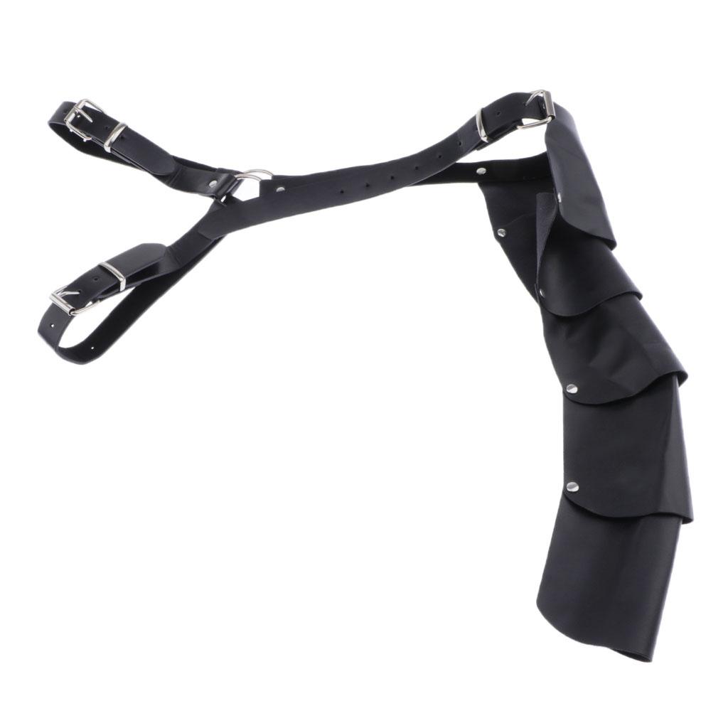 Men Goth Leather Harness Body Cage Belt Shoulder Strap Bar Nightclub Costume