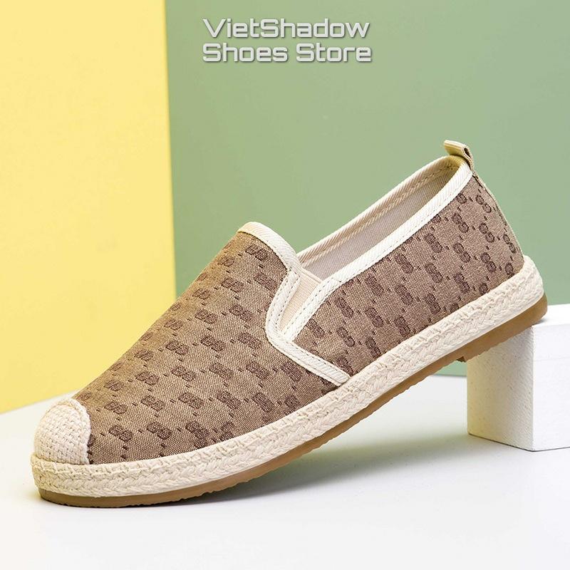 Slip on nữ - Giày lười vải nữ giá rẻ - Chất liệu vải đế cao su nhân tạo đúc trực tiếp, êm mềm - Mã SP 550/551