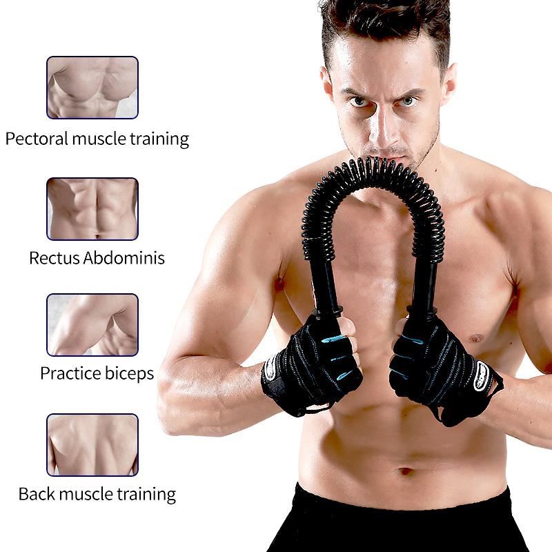 Mùa Xuân Cánh Tay Công Suất Tay Kẹp Cánh Tay Điện Impactor Thiết Bị Tập Thể Dục Tập Gym Giãn Nở Trước Điện Mô Men Lực 30Kg/40Kg/50Kg/60Kg