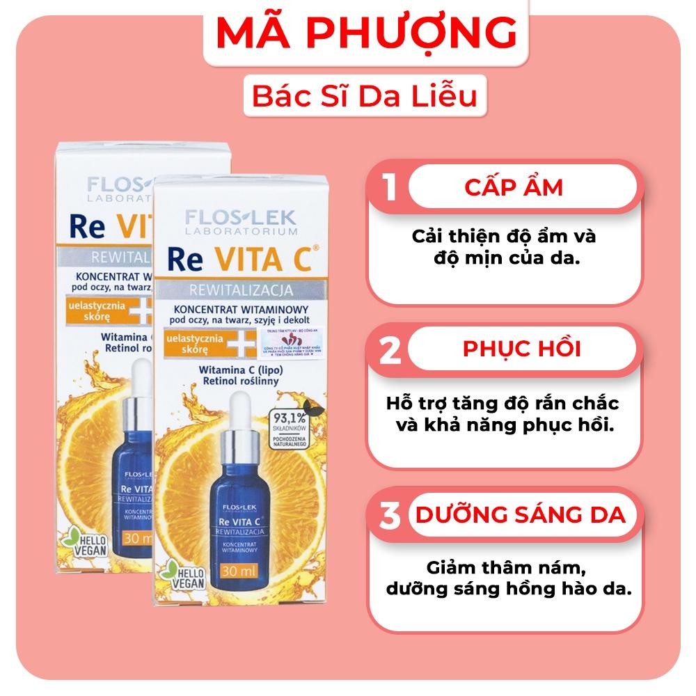 Tinh Chất Dưỡng Sáng và Trẻ Hóa Da Floslek Re Vita C