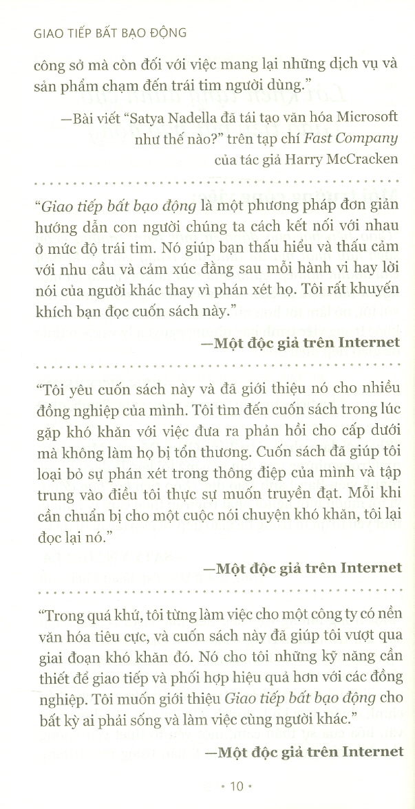 GIAO TIẾP BẤT BẠO ĐỘNG (Nonviolent Communication) - Marshall B. Rosenberg, Ph.D - Lê Nguyễn Trần Huỳnh dịch - Tái bản 2023 - (bìa mềm)