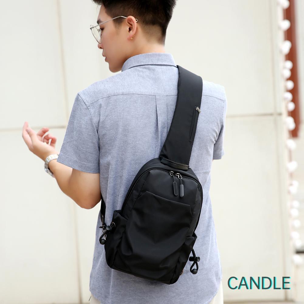 Túi Đeo Chéo Chống Thấm Nước Màu Trơn Cd