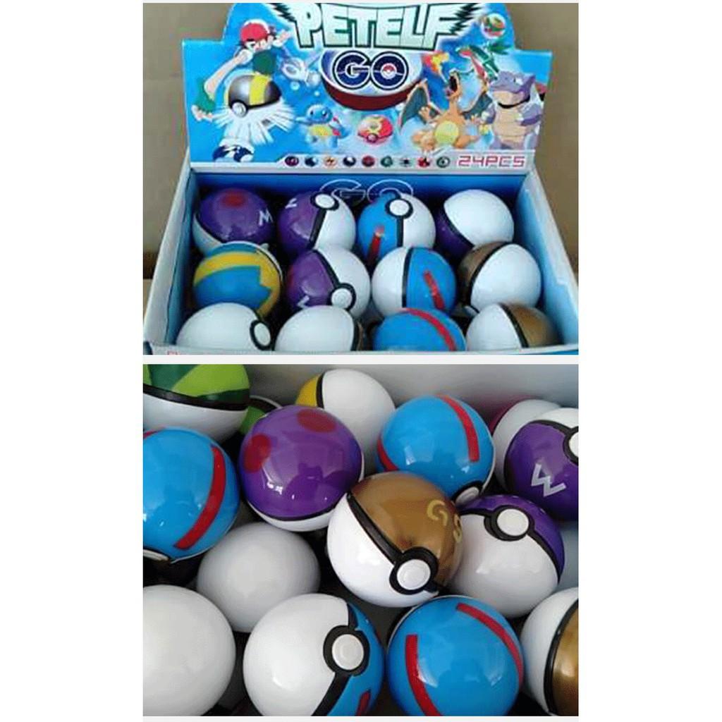 Set 16 bóng pokemon 5.5cm chứa mô hình và quà tặng