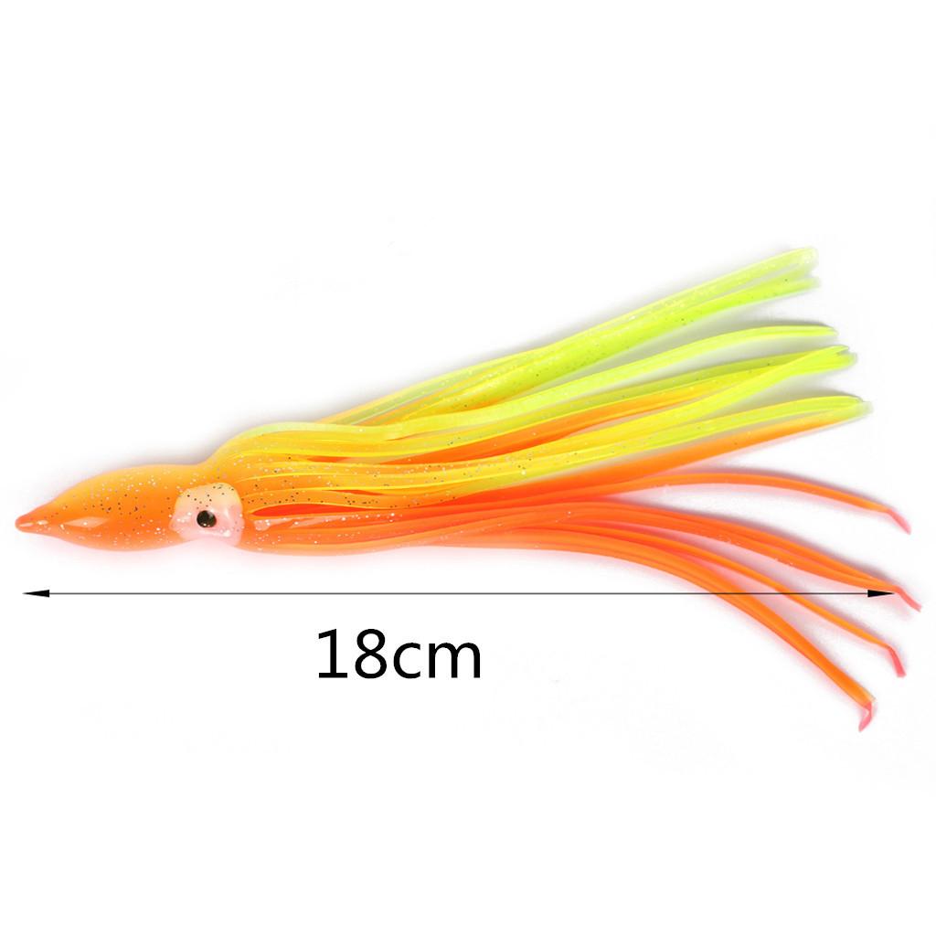10pcs Fishing Lures Squid Octopus Skirts Lures Soft Baits Crankbaits