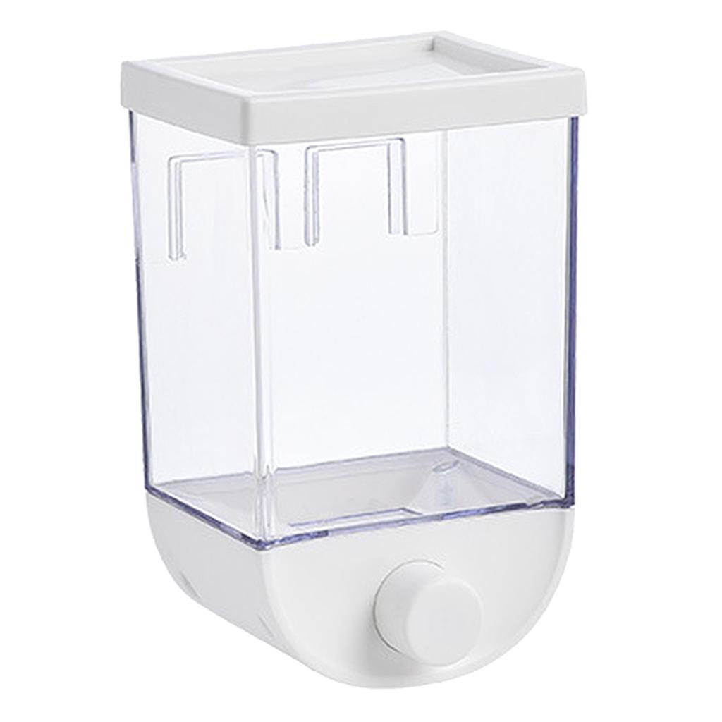 Wall Mount 1000ml Kitchen Food Dispenser Food-grade Storage Box