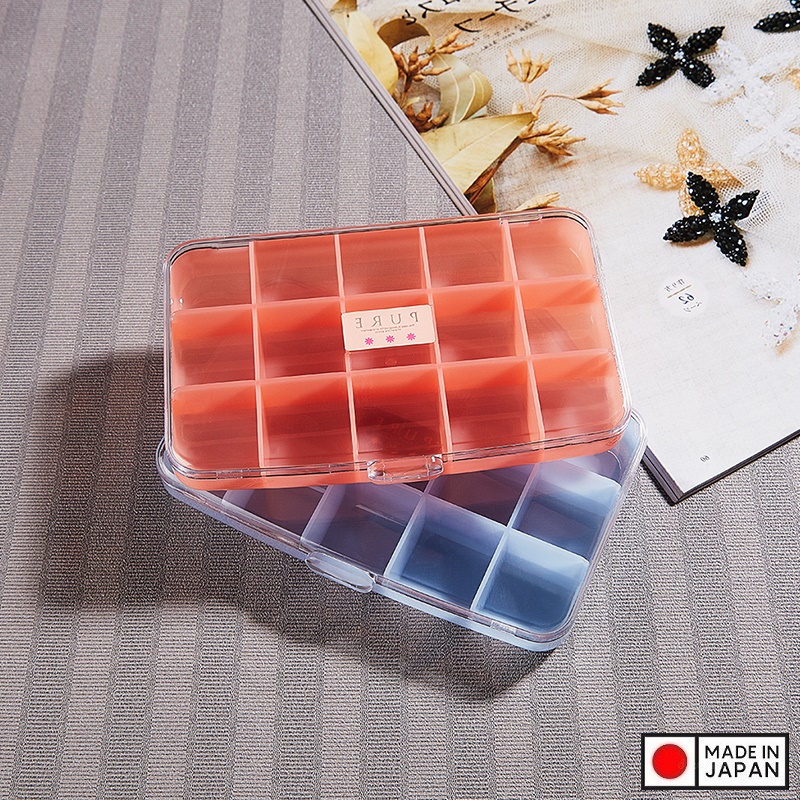 Hộp đựng thuốc chia ngăn Inomata Pure Aid- Hàng nội địa Nhật Bản nhập khẩu chính hãng