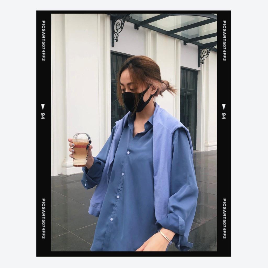 Áo sơ mi nam form rộng phong cách Unisex thời trang