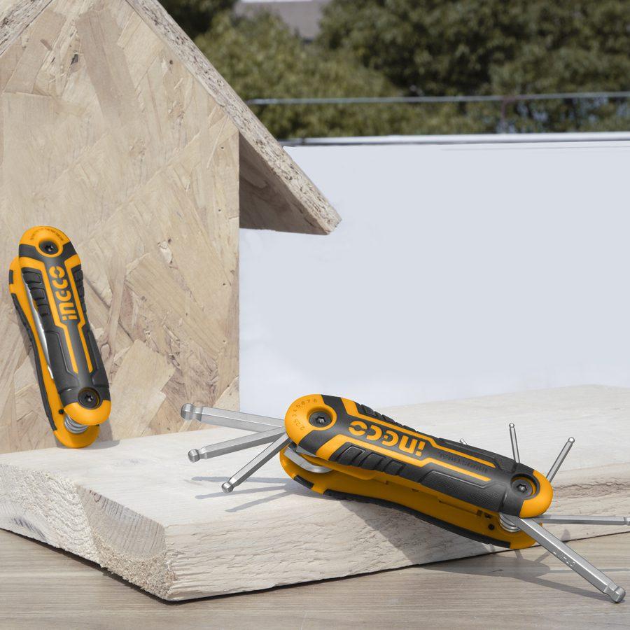 BỘ LỤC GIÁC 8 MÓN 2.0-8.0MM HHK14082 INGCO - HÀNG CHÍNH HÃNG