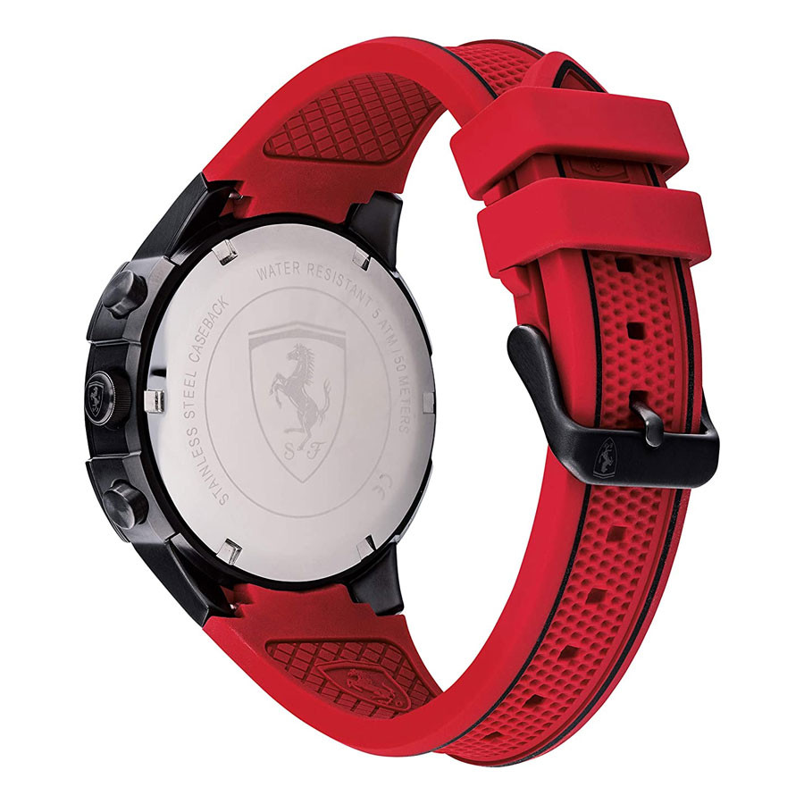 Đồng Hồ Ferrari Nam Dây Cao Su Quartz 0830639