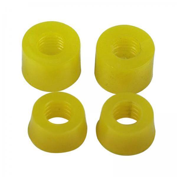 2x 4 Pieces Skateboard Bushings Longboard Truck Bushings Skateboard Cup Washers for Skateboard Trucks - Yellow 85A