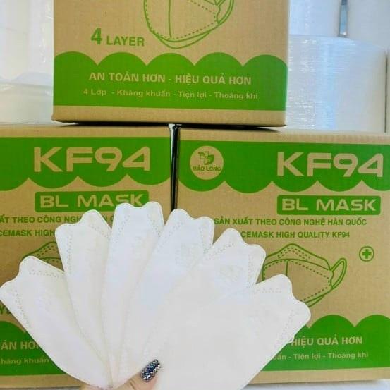 THÙNG 300/200 khẩu trang KF94 4D Bảo Long Mask kháng khuẩn chống bụi mịn hàng chính hãng công nghệ Hàn Quốc